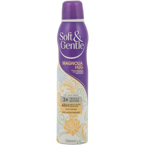 اسپری ضد تعریق انگلیسی سافت اند جنتل Soft & Gentle مدل magnolia با رایحه مگنولیا 150 میل - Image 1