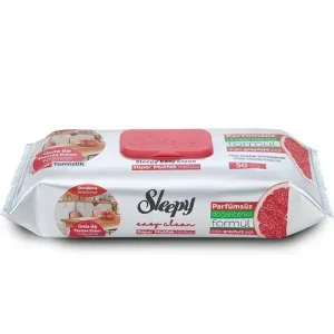 دستمال مرطوب آشپزخانه اسلیپی Sleepy Easy Clean Super با رایحه گریپ فروت 50 برگ
