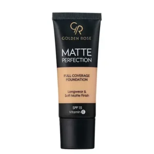 کرم پودر تیوپی مات گلدن رز Golden Rose Matte Perfection فول کاور شماره (C5) 35 میل