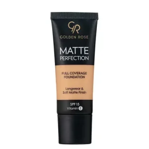کرم پودر تیوپی مات گلدن رز Golden Rose Matte Perfection فول کاور شماره (C6) 35 میل