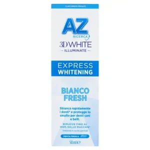 خمیردندان سفید کننده فوری ایتالیایی ای زد رایسرکا AZ Ricerca 3D White Illuminate – Express Whitening با طعم نعناع 50 میل