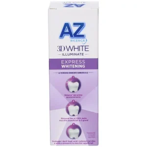 خمیردندان ایتالیایی ای زد رایسرکا AZ Ricerca 3D White Illuminate – Express Whitening Toothpaste سفید کنندگی فوری 50 میل