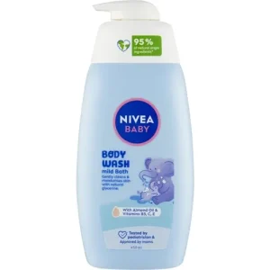 شامپو بدن کودک اتریشی نیوآ Nivea Baby BODY WASH mild both حاوی روغن بادام 450 میل