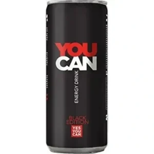 نوشیدنی انرژی‌زای یوکن You Can Enerji مدل مشکی 500 میل