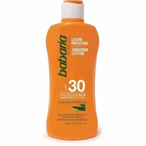 ضدآفتاب اسپانیایی باباریا Babaria ALOE SPF 30 حاوی عصاره آلوئه ورا 200 میل