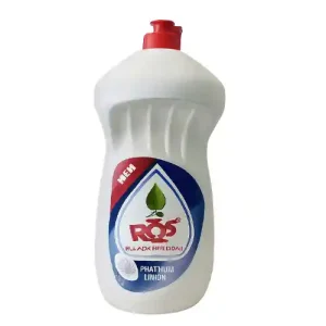 مایع ظرفشویی رز پلاتینیوم Ros BULAŞIK DETERJANI PLATINUM LİMON با رایحه لیمو 1500 میل