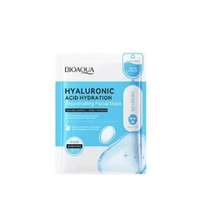 ماسک صورت ورقه ای چینی بیوآکوا Bioaqua HYALURONIC ACID HYDRATION حاوی هیالورونیک اسید 30 میل