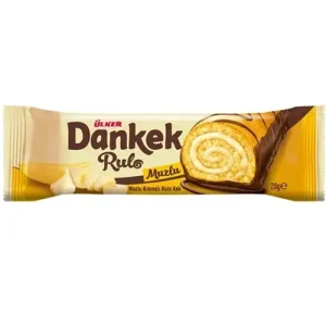 کیک رولی اولکر Ülker Dankek با طعم موز 28 گرم