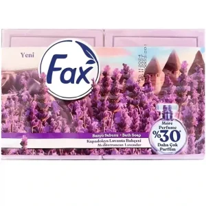صابون فکس Fax Soaps با رایحه اسطوخودوس بسته 4 عددی 600 گرم