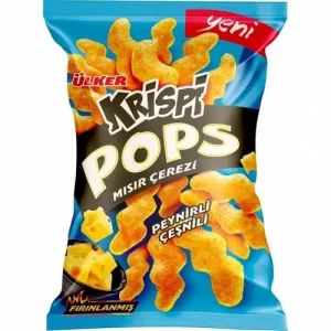 اسنک ذرت کریسپی پاپس اولکر ÜLKER KRISPI POPS با طعم پنیری 40 گرم