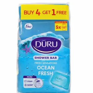 صابون حمام دورو duru ocean fresh با رایحه اقیانوس و تازگی بسته 5 عددی - 750 گرم
