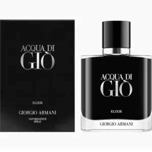 ادکلن مردانه فرانسوی جورجیو آرمانی آکوا دی جیو الکسیر Giorgio Armani Acqua Di Gio با رایحه خنک و چوبی 100 میل