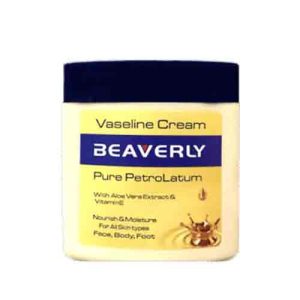 کرم وازلین انگلیسی بورلی Beaverly Vaseline Cream مناسب دست، صورت، بدن و پا 250 میل