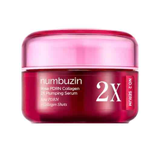 Untitled-16 سرم ژله ای کلاژن ساز کره ای نامبوزین Numbuzin No.2 Rose PDRN Collagen 2X Plumping حاوی PDRN رز و کلاژن 30 میل - Image 1
