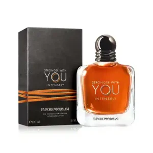 ادکلن مردانه فرانسوی جورجیو آرمانی استرانگر ویت یو اینتنسلی  Emporio Armani Stronger With You Intensely با رایحه گرم و شرقی 100 میل