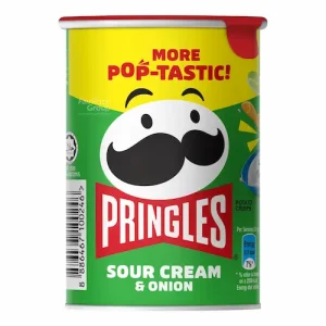 چیپس پرینگلز Pringles Sour Cream & Onion با طعم خامه ترش و پیاز 42 گرم