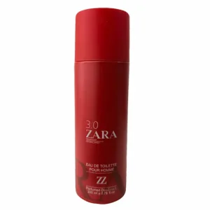 اسپری خوشبوکننده بدن مردانه اسپانیایی زارا ZARA 3.0 Perfumed Deodorant Natural Spray با رایحه خنک و تازه 200 میل