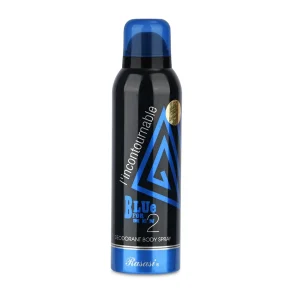 اسپری ضد تعریق مردانه رصاصی آبی Rasasi Blue for Men 2 با رایحه نعنا 200 میل