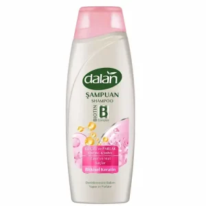 شامپو ضدریزش مو دالان Dalan Biotin B Complex Strong & Shiny Shampoo مناسب موهای نازک و کم حجم 450 میل