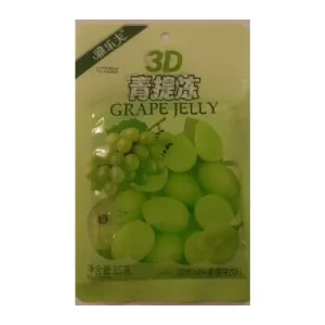 پاستیل خیس 3 بعدی هونگ شیاو پانگ 洪小胖 با طعم انگور سبز 85 گرم