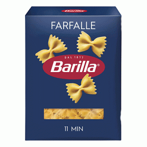 پاستا ایتالیایی باریلا پروانه ای Barilla Farfalle N65 وزن 400 گرم