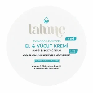 کرم دست و بدن لالونه lalune HAND & BODY CREAM Avocado با عصاره آواکادوو 300 گرم