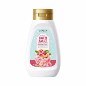 نمک بدن بیوآکوا BIOAQUA BATH SALT PEACH MACARON با رایحه هلو و ماکارون 430 گرم